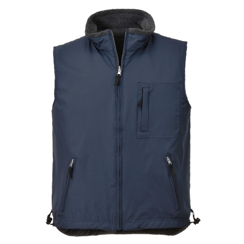 Portwest RS Wendbare gefütterte Weste S418 Blau
