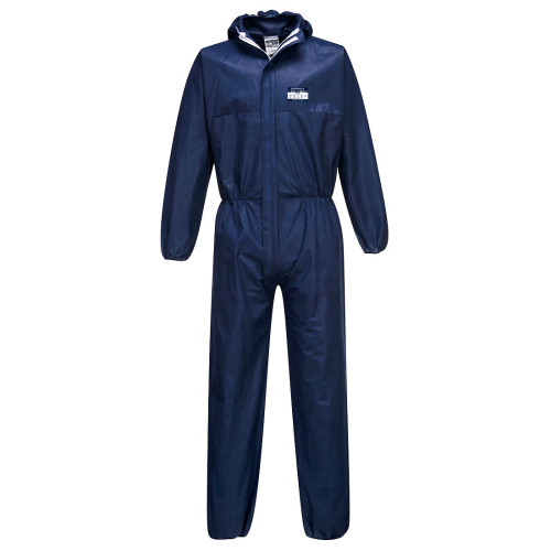 Portwest Einweg-Overall (50 Stück) BizTex SMS Typ 5/6 ST30 Blau