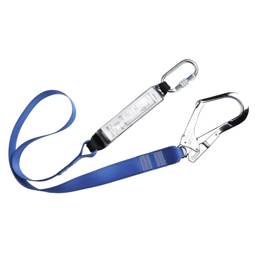 Webbing Lanyard With Shock Absorber