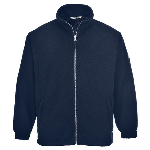 Portwest Winddichte Fleece Jacke F285 Blau