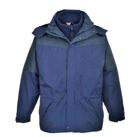 Portwest Wasserfeste 3 in 1 Herren Jacke Aviemore S570 Blau