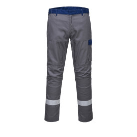 Portwest Bizflame Ultra zweifarbige Bundhose FR06 Grau