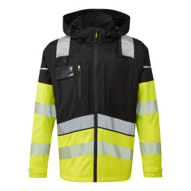 Ultimate Modular Hi-Vis 3-in-1 Regenjacke BX323