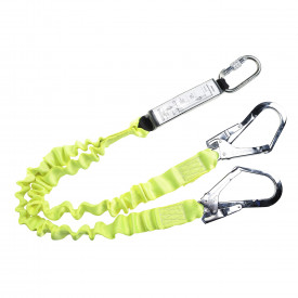 Double Lanyard Elasticated With Shock Absorber
