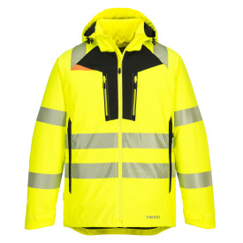 Portwest DX4 Warnschutz Winterjacke DX461 Gelb/Schwarz