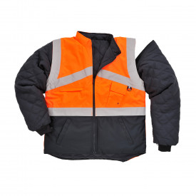 Hi-Vis 2-Tone Jacket - Reversible-OrNa