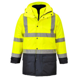 Portwest Executive 5-in-1 Kontrast Warnschutzjacke S768 Gelb/Blau
