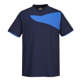 Portwest PW2 T-Shirt S/S PW211 Blau/Royalblau