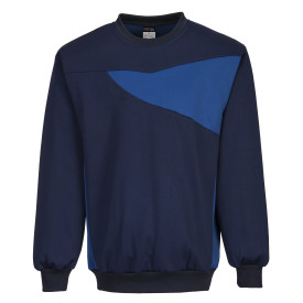 Portwest PW2 RUNDHALSSWEATSHIRT PW273 Blau/Royalblau