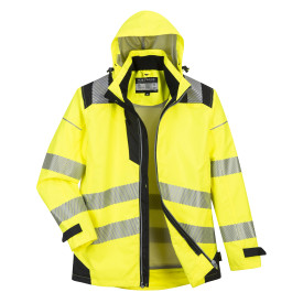 Portwest PW3 Warnschutz 3-in-1 Jacke PW365 Gelb/Schwarz
