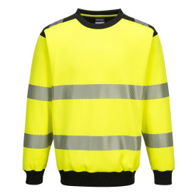 Portwest PW3 Warnschutz Sweatshirt PW379 Gelb/Schwarz