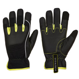 Portwest PW3 Handwerker-Handschuh A771 Schwarz/Gelb