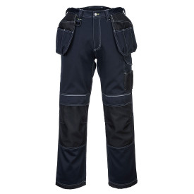 Portwest Urban Arbeitshose mit Holstertaschen T602 Blau/Schwarz