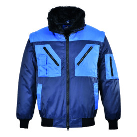 Portwest Zweifarbige Pilotjacke PJ20 Blau