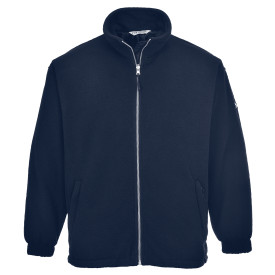 Portwest Winddichte Fleece Jacke F285 Blau