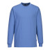 Antistatisches ESD-Langarm-T-Shirt AS22 Blau (hell)