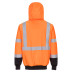 Portwest 2-farbige Warnschutz Kapuzensweatjacke B315 Orange/Schwarz