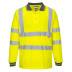 Portwest Langärmliges Warnschutz Poloshirt S277 Gelb