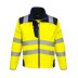Portwest Vision Warnschutz Softshelljacke T402 Gelb/Blau