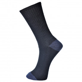 Klassische Baumwollsocken SK13 in Schwarz. Ein Link zur Artikelseite ist hinterlegt.
