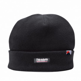 Fleece-M&uuml;tze mit Insulatex-Futter HA10 in Schwarz. Ein Link zur Artikelseite ist hinterlegt.