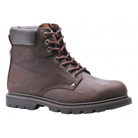 Steelite rahmengen&auml;hter Sicherheitsstiefel SB HRO FW17 in Braun. Ein Link zum Artikel ist hinterlegt.
