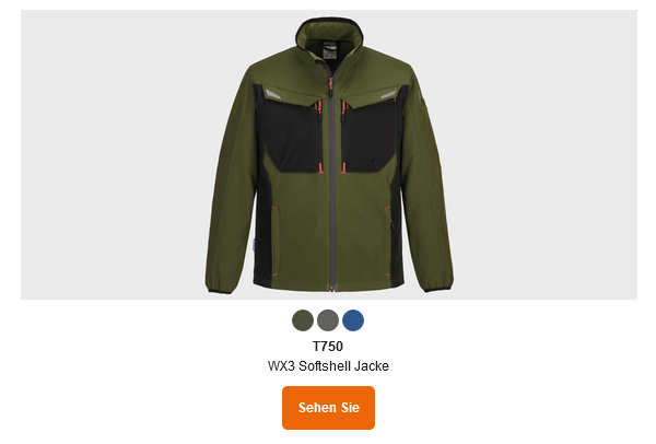 T750 Arbeitsjacke in Olivgrün