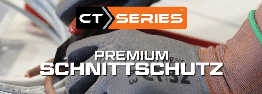 Premium Schnittschutzhandschuhe von Portwest im Einsatz.