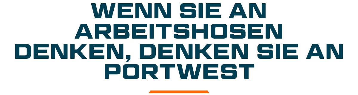 Wenn Sie an Arbeitshosen denken, denken Sie an Portwest. 