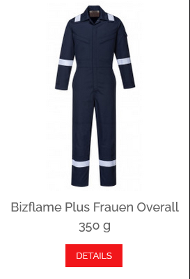 Bizflame Plus Frauenoverall mit Link zum Artikel.