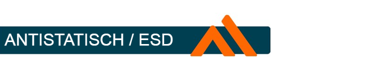 Blau hinterlegtes Banner mit orangem Portwest-Logo und der Aufschrift "Antistatik / ESD". Hinterlegt ist ein Link zur Auswahl antistatischer Handschuhe.
