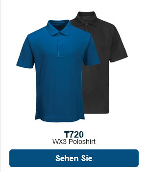 Poloshirt T720 in Blau und Grau mit Link zum Produkt.