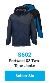 Link zur Portwest X3 Two-Tone Jacke (S602)