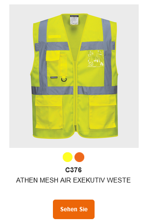 Beispielbild der Athen MeshAir Executive Weste C376 mit Link zum Artikel.